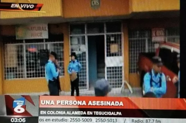 Video: Asesinan a una persona en la colonia Alameda de Tegucigalpa