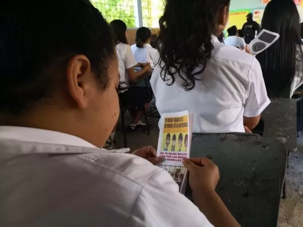 La Ceiba: La FNAMP capacita a estudiantes sobre prevención de Maras y Pandillas  