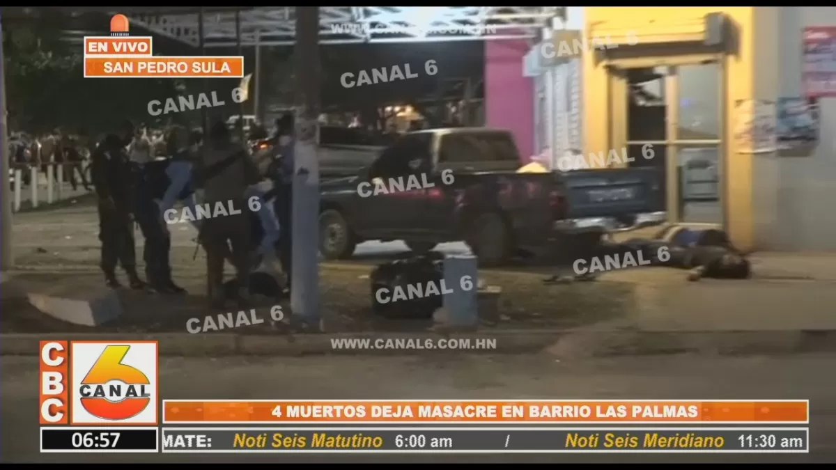 4 Muertos deja masacre en Barrio Las Palmas