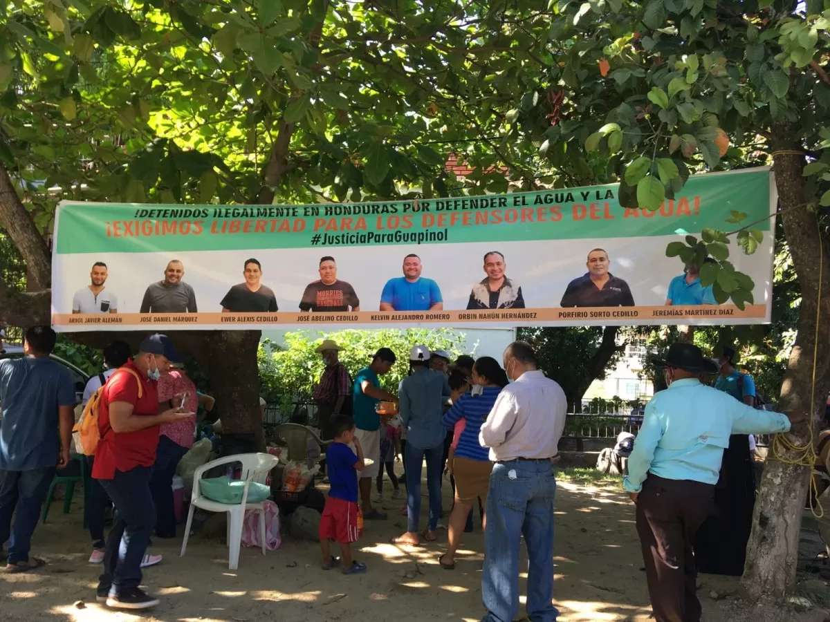 Tribunal de Sentencia niega a defensores del río Guapinol, defenderse en libertad