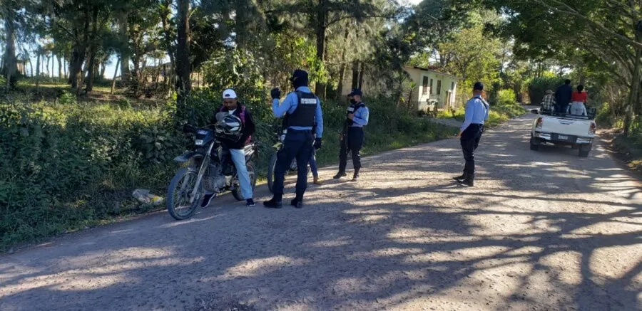 Intensas operaciones policiales se mantienen en Comayagua