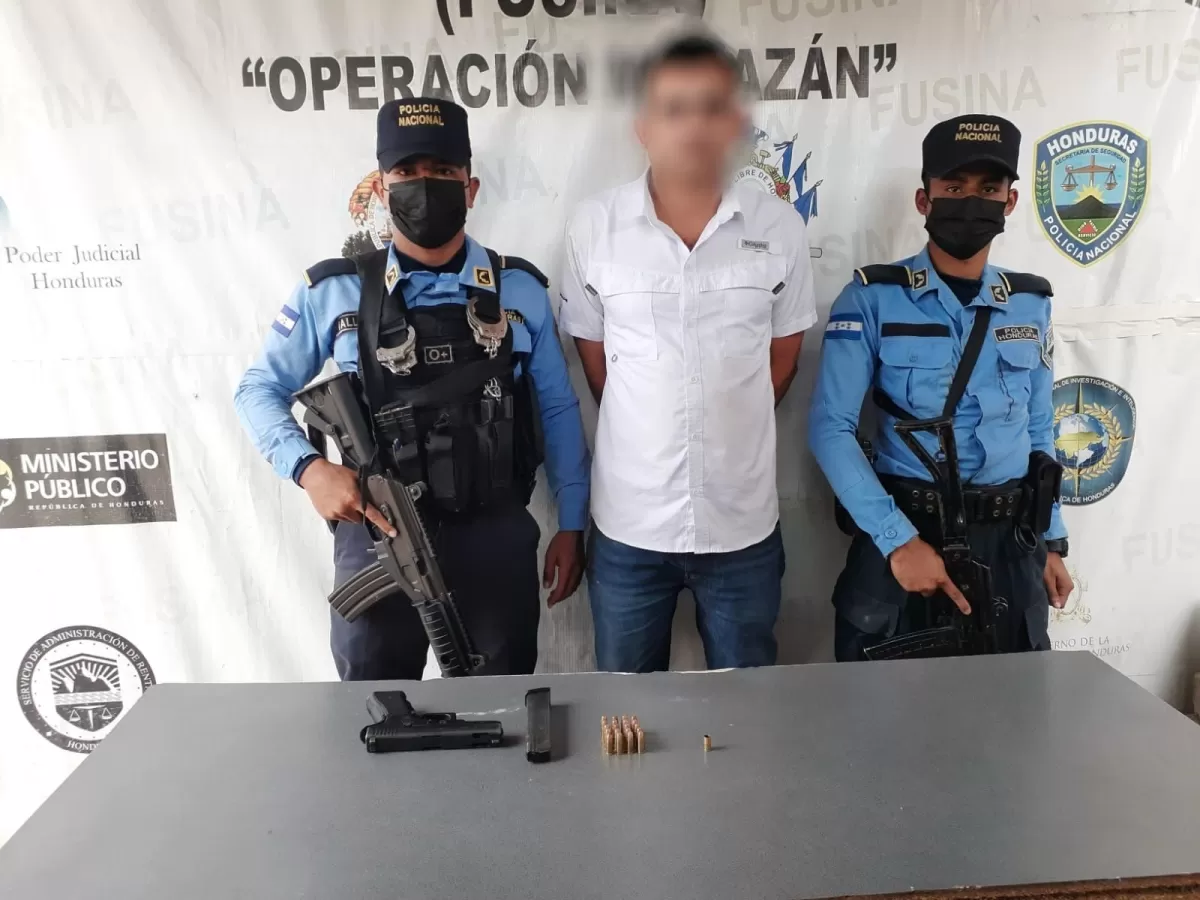 Dos sujetos resultan detenidos por tentativa de homicidio en Olancho