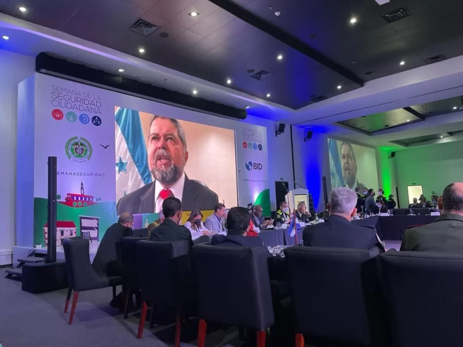 El Secretario de Seguridad, Gral. Ramón Sabillón, participa en XII Semana de Seguridad Ciudadana y Justicia, Colombia 2022