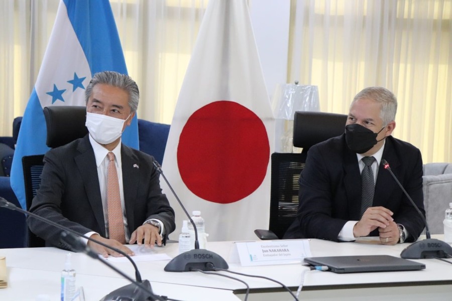 Honduras y Japón se reúnen para abordar temas de cooperación