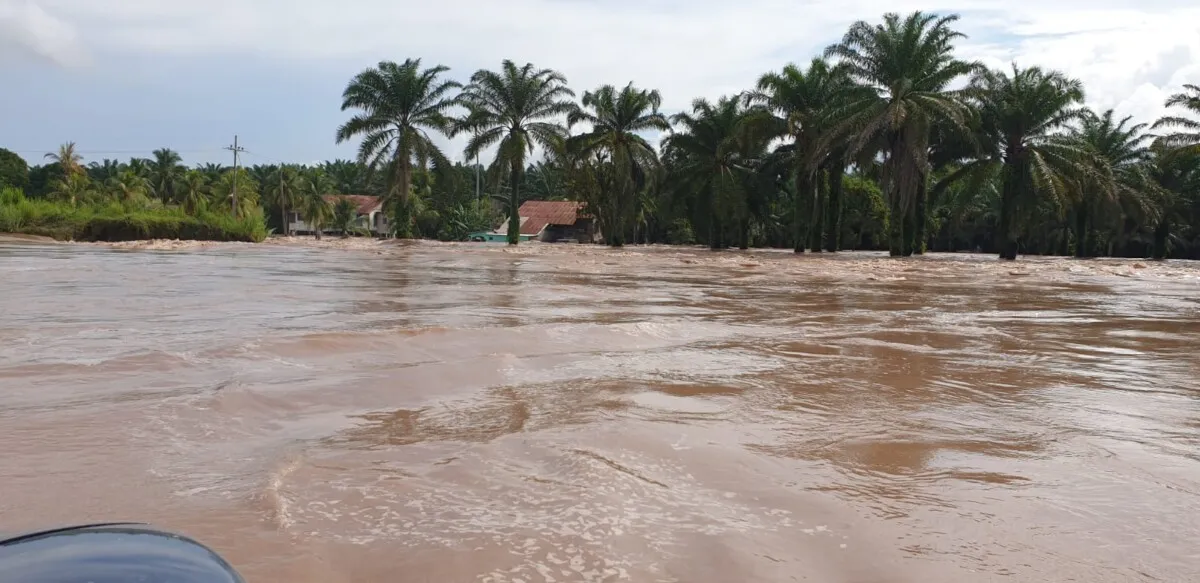 Bomberos rescatan personas atrapada por inundaciones en El Progreso, Yoro