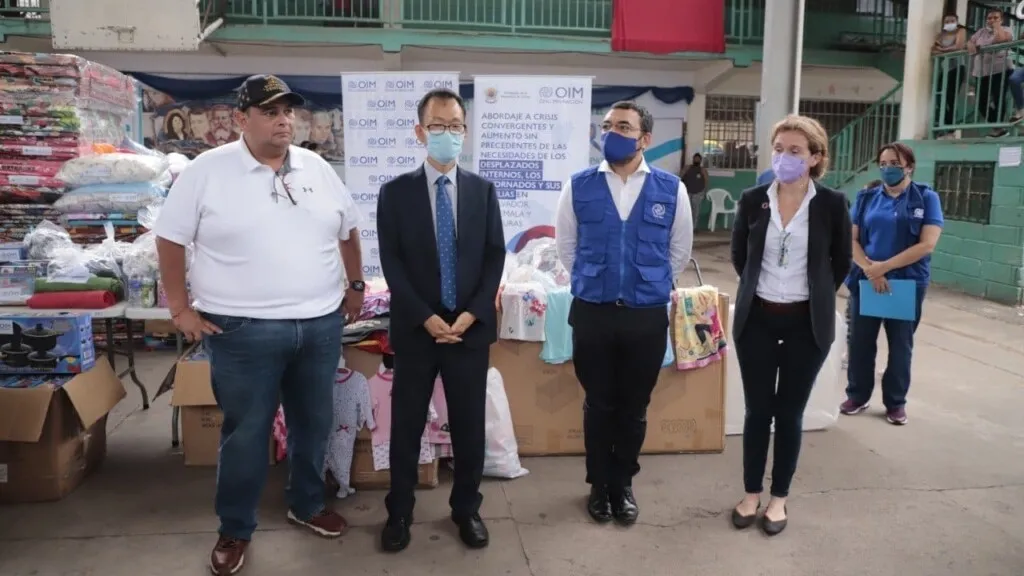 Familias de la Colonia Guillén reciben asistencia de la OIM y Embajada de Corea