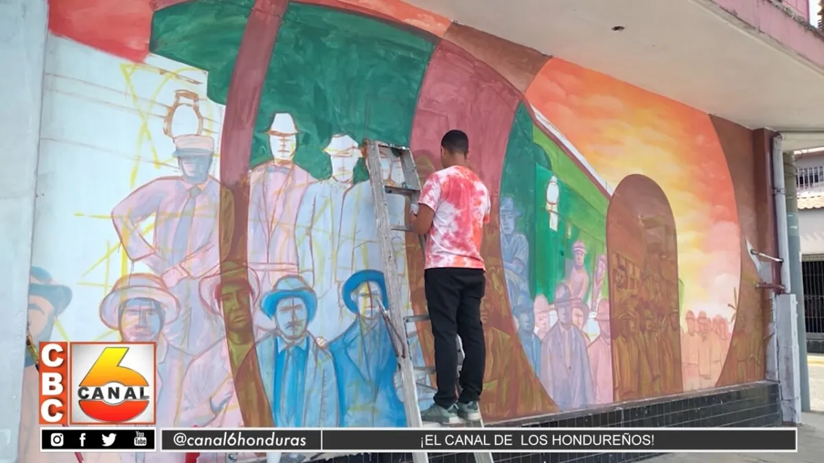 Talento hondureño y extranjero embellecen Calle 13 en La Ceiba