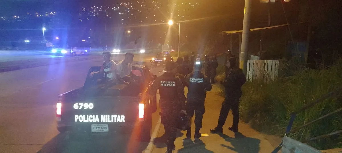 Supuestos asaltantes son capturados en Tegucigalpa
