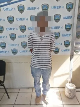 Agentes policiales de la UMEP 4 detienen a ciudadano mediante orden de captura por el delito de robo agravado
