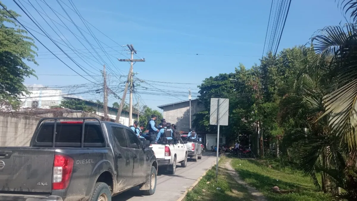 Realizan fuerte operativo contra el contrabando en San Pedro Sula, ante productos que ingresan ilegalmente al país