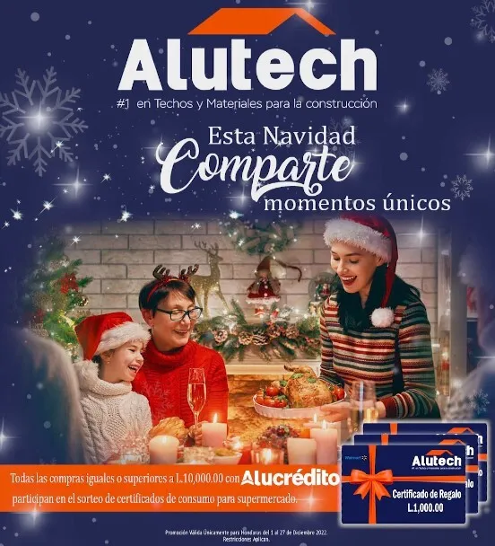 Visita cualquiera de los 68 puntos de venta Alutech y participa en el sorteo de certificados de consumo