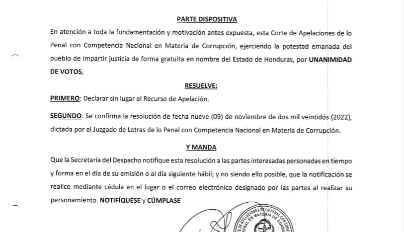 Confirman auto de formal procesamiento a Aníbal Rodríguez Umanzor, exfuncionario del SANAA, acusado de malversación de fondos 01