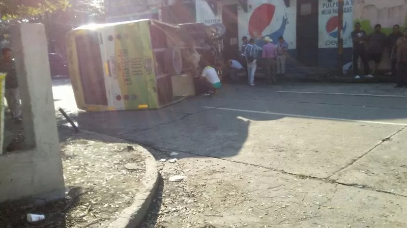 Accidente deja a varias personas lesionadas en San Pedro Sula