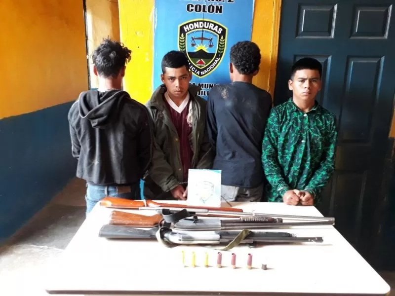 Capturan a cuatro presuntos asaltantes en Trujillo