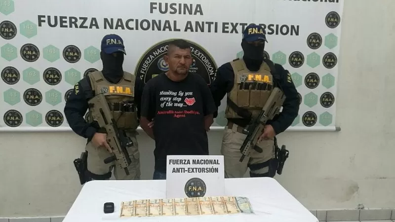 Detienen a presunto extorsionador en Tegucigalpa