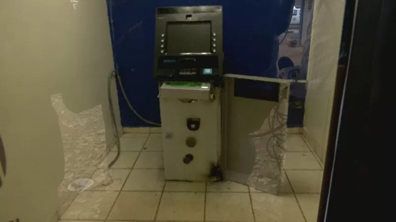 Con explosivos intentan robar cajero automático de la alcaldía de Tegucigalpa