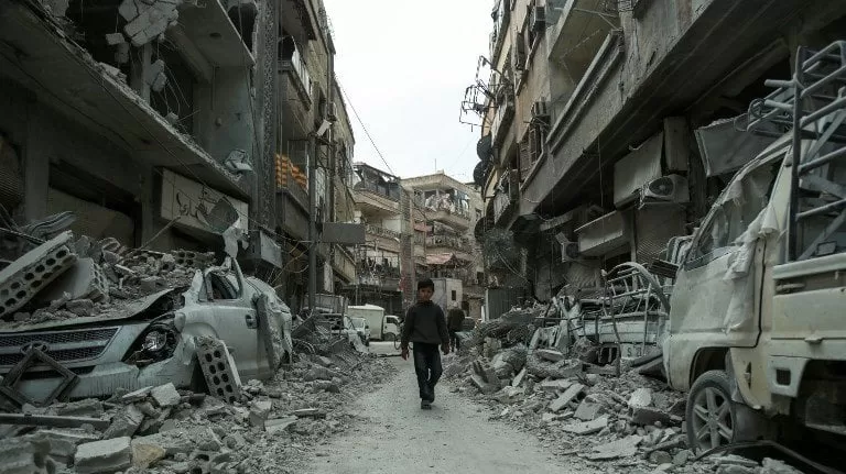 Más de 350.000 muertos en Siria durante siete años de guerra civil, según OSDH