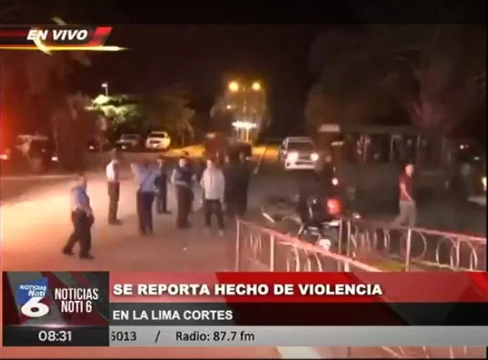 1 muerto y 4 personas heridas deja balacera en la Colonia Pineda de La Lima