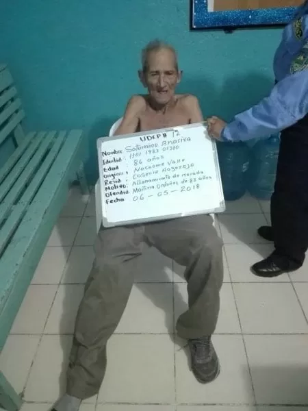 Detienen a anciano de 86 años en Nacaome... Mirá aquí las razones de su detención