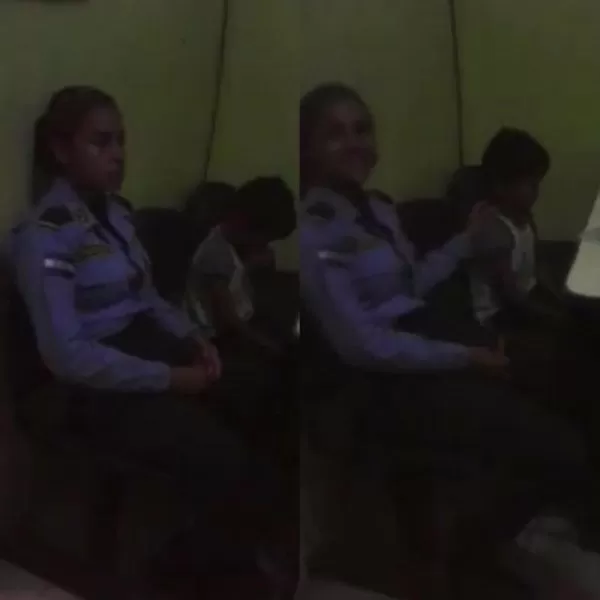 VIRAL: Policía coloca cinta en la boca de un menor para que deje de llorar