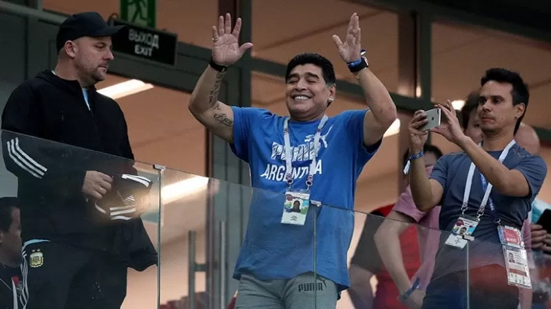 ¿Por qué Maradona recibe 13.000 dólares de la FIFA por cada aparición en el Mundial de Rusia 2018?