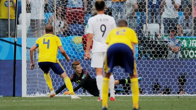 Suecia vence a Corea del Sur en un emocionante partido por el Grupo F del Mundial