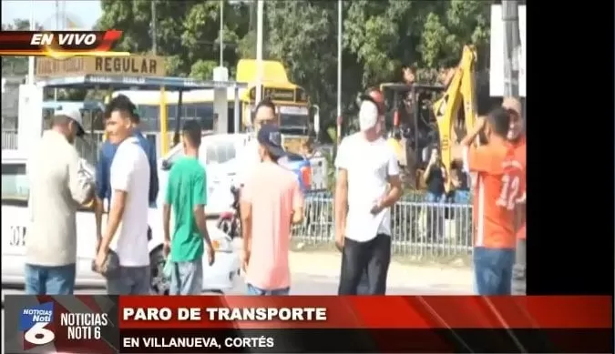 VIDEO: Cómo está el ambiente con el paro del transporte en Villanueva... Aquí el informe