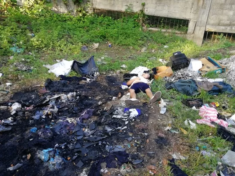 VIDEO: En un basurero encuentran cuerpo sin vida de un hombre cerca de Choloma