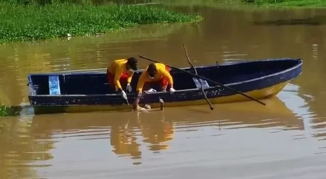 Ahogado encuentra a un ciudadano en un río en Tela