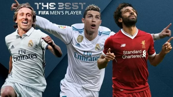 Cristiano Ronaldo, Mohamed Salah y Modric, finalistas del premio 'The Best 2018'