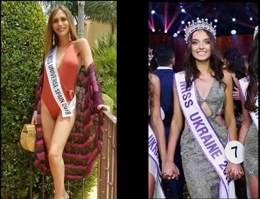 Miss España recibe apoyo por ser transgénero mientras descalifican a Miss Ucrania por ser madre soltera