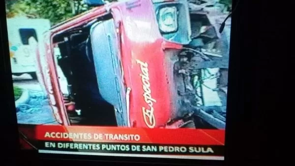 Accidente vehicular deja varios heridos en San Pedro Sula
