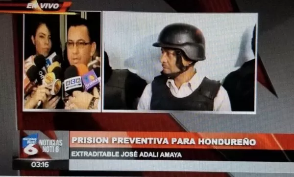 ÚLTIMA HORA: Prisión preventiva para hondureño extraditable José Adalí Amaya