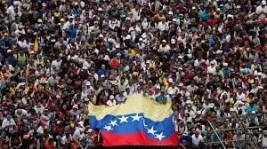 Chavismo toma las calles de Caracas para manifestar 