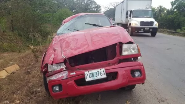 Cinco heridos deja accidente vehicular en Quimistán, Santa Bárbara