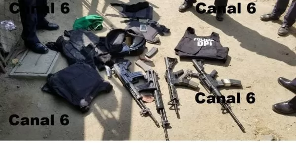 Detienen a 8 supuestos pandilleros en posesión de armas de grueso calibre en San Pedro Sula