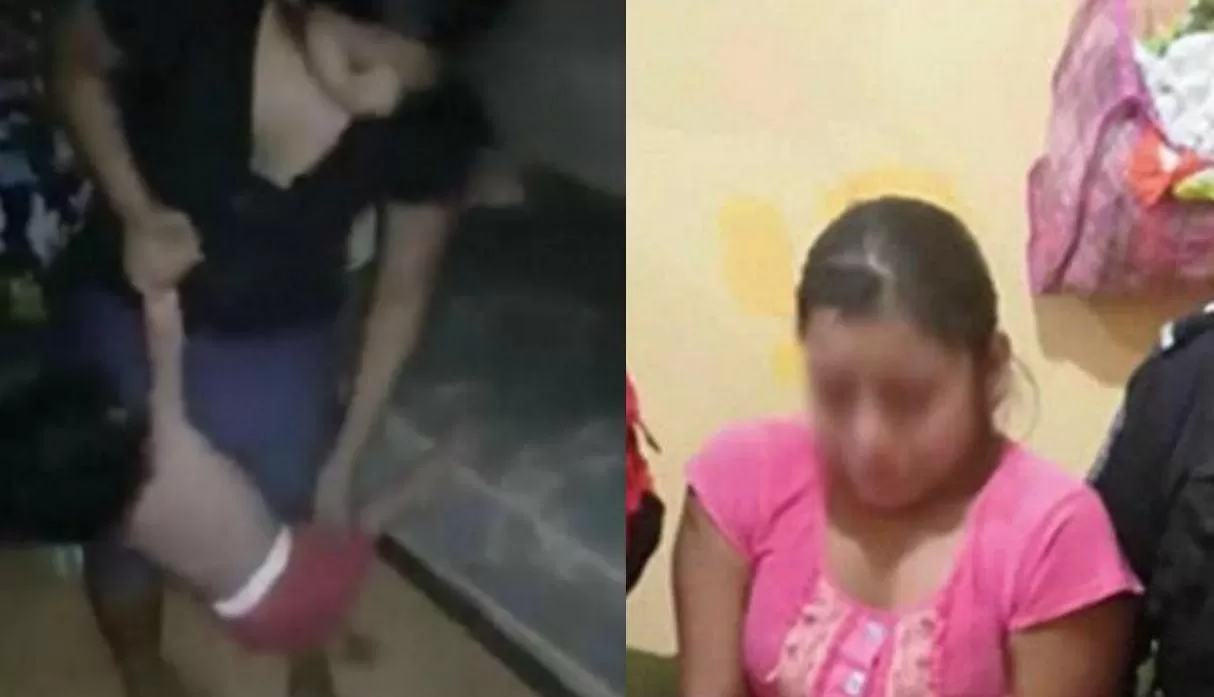 Detienen a mujer que golpeaba brutalmente a bebé en México 
