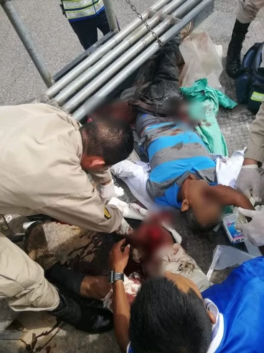 Choque entre retroescabadoras deja un muerto y un herido en Talanga, Guajiquiro  