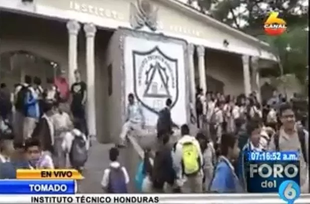 Tomado el Instituto Técnico Honduras (Video)