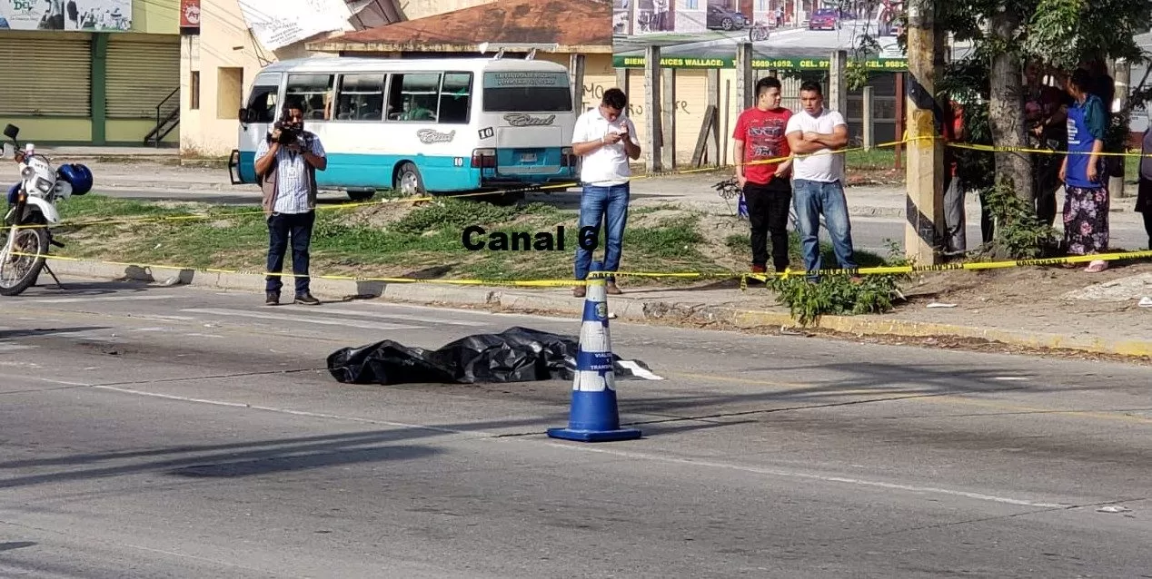 Una mujer muere atropellada en Choloma, Cortés (Video)