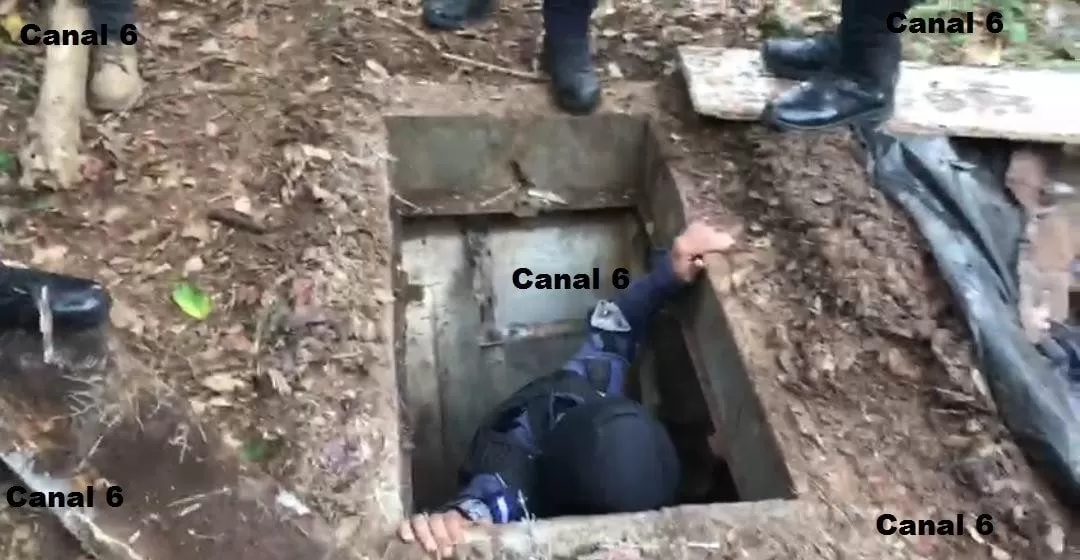 Encuentran Túnel oculto en zona montañosa de El Merendón, supuestamente pertenece a la estructura MS-13 (Video)
