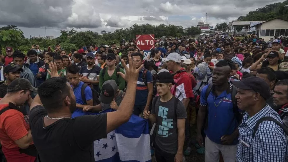 Caravana de Migrantes logra cruzar a México