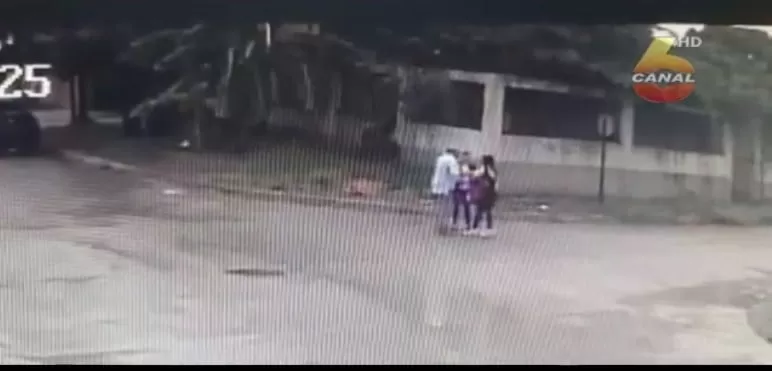 Circula vídeo de asaltantes en la 31 calle de la Colonia Montefresco en San Pedro Sula