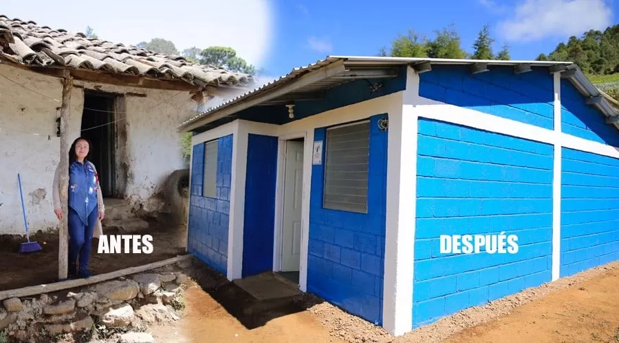 Gobierno entrega viviendas de Vida Mejor en aldeas Laguna Seca y Jocotán