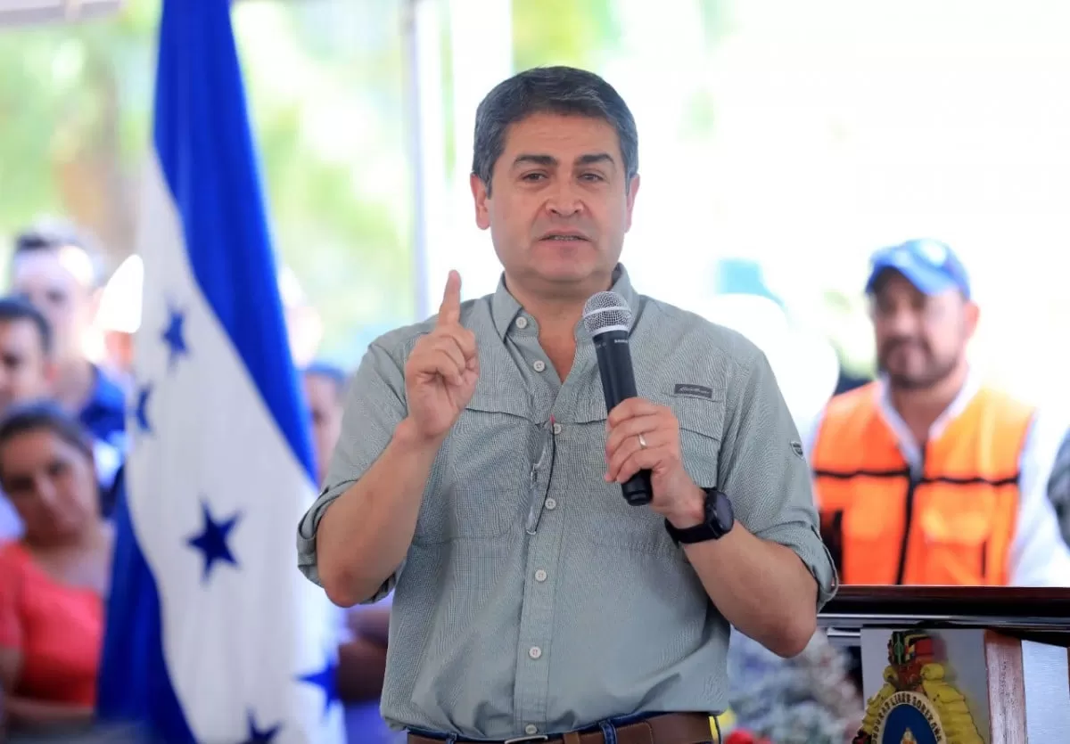 “Que va caer el Porky, va a caer”, advierte el presidente Hernández