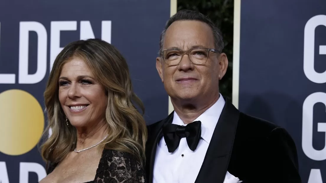 Actor Tom Hanks y su esposa Rita Wilson anuncian que ambos han contraído el coronavirus