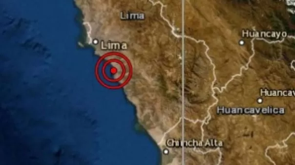 Un sismo de magnitud 4.2 remeció la región Lima esta mañana