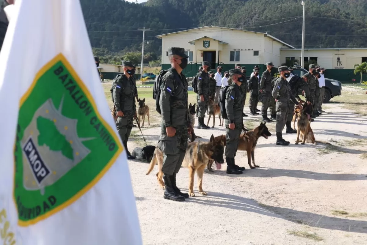 La PMOP a través de Primer Batallón Canino clausuró este día el Curso de Guías Caninos