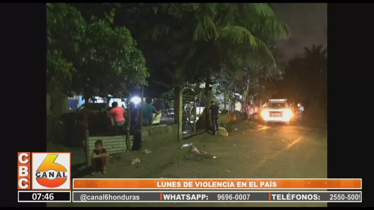 Recuento de hechos violentos ocurridos hoy en San Pedro Sula y sus alrededores