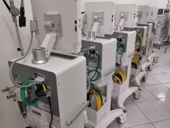 ATIC revisa 32 ventiladores mecánicos en el hospital “El Tórax”